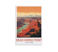 Puzzle de 1000 pièces représentant Le Parc d'État de Dead Horse Point. Puzzle en Bois de 1000 pièces, idéal pour Les Adultes et Les Enfants. Jeu éducatif et détendu pour Toute la Famille. 38 x 52 cm.