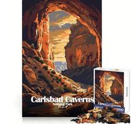 Puzzle de 1000 pièces représentant Le Parc National des grottes de Carlsbad pour Adultes Idéal pour développer la Concentration et la capacité à gérer Le Stress Un Divertissement sans stresspour Noël