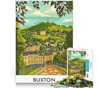 Puzzle de 1000 pièces représentant Le Paysage de la Ville de Buxton,aux Bords Fins,pour Un Jeu de réflexion Relaxant et créatif,idéal comme Cadeau de Noël (50x75cm)