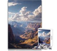 Puzzle de 1000 pièces représentant Le Paysage du Grand Canyon, idéal pour Adultes Un Jeu Stimulant et éducatif, Une Belle Surprise pour Les fêtes Dimensions:38x26cm