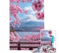 Puzzle de 1000 pièces représentant Le Paysage du Mont Fuji au Japon idéal pour Un Anniversaire Noël ou Tout Simplement pour Toute la Famille Un Jeu Amusant et Humoristique pour Les Enfants de 14 Ans