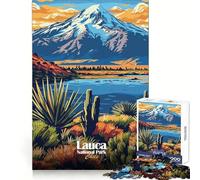 Puzzle de 1000 pièces représentant Le Paysage du Parc National de Lauca,au Chili,pour Adultes Stimule la réflexion,se détend en Silence et Offre Un Cadeau attentionné grâce à Son système