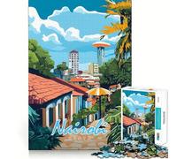 Puzzle de 1000 pièces représentant Le Paysage Urbain de Nairobi, idéal pour Les Adolescents Jeu de logique et d'adresse à Partager Décoration Murale aux découpes précises (38x26cm)