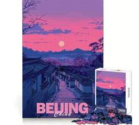 Puzzle de 1000 pièces représentant Le Paysage Urbain de Pékin, idéal pour Les Adolescents se concentrer, se détendre et s'amuser Un Cadeau Parfait ! (50x75cm)