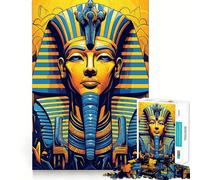 Puzzle de 1000 pièces représentant Le Pharaon Ramsès II, idéal pour Les Adolescents Jeu de logique, Jeu de Groupe, découpe de précision, Cadeau attentionné (38x52cm)