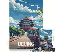 Puzzle de 1000 pièces représentant Le Pont du Temple de Pékin, idéal pour Les Adolescents stimule la logique, apaise l'esprit et Offre Un Assemblage sécurisé et Un Cadeau Parfait (50x75cm)