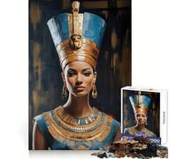 Puzzle de 1000 pièces représentant Le Portrait de la Reine égyptienne Néfertiti, idéal pour Adultes et Adolescents Jeu de logique, détente et découpe de précision (50x75cm)