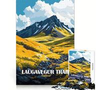 Puzzle de 1000 pièces représentant Le Sentier Laugavegur en Islande,Un Paysage Artistique idéal pour Les Adolescents,Stimulant la réflexion et Les Loisirs Un Cadeau Parfait pour Les fêtes (38x52cm)
