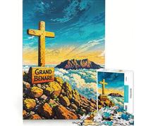 Puzzle de 1000 pièces représentant Le Sommet du Grand Bénarès, Jeu Familial, Assemblage de Motifs, avec des pièces de Formes aléatoires s'emboîtant Parfaitement 38x26cm