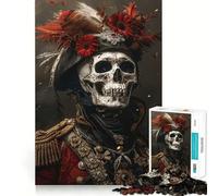 Puzzle de 1000 pièces représentant Le Squelette de Napoléon Cadeau pour Adultes Amélioration de la mémoire Loisirs Décoration Murale aux Contours Nets (38x26cm)