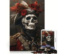 Puzzle de 1000 pièces représentant Le Squelette de Napoléon Cadeau pour Adultes Amélioration de la mémoire Loisirs Décoration Murale aux Contours Nets (38x26cm)