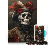 Puzzle de 1000 pièces représentant Le Squelette de Napoléon, idéal pour Adultes Jeu de réflexion Anti-anxiété, Bords précis, Cadeau attentionné (38x52cm)