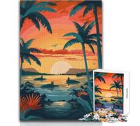 Puzzle de 1000 pièces représentant Les paysages des îles Galapagos - Jeu d'apprentissage pour développer sa motricité Fine pour des Moments de Joie - Dimensions:50x75cm
