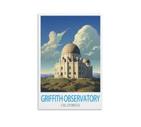 Puzzle de 1000 pièces représentant l'Observatoire Griffith en Californie, Jeu de Loisirs et de détente, Jeu éducatif et intellectuel, décoration intérieure, Cadeau Artistique, 52 x 38 cm