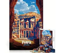 Puzzle de 1000 pièces représentant Petra,Jordanie,idéal pour Les Adolescents activité de Loisirs et de développement de la réflexion,Assemblage Parfait, (50x75cm)