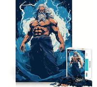 Puzzle de 1000 pièces représentant Poséidon et Neptune, Un Dieu à Collectionner (50x75cm)