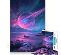 Puzzle de 1000 pièces représentant Saturne, idéal pour Les Adultes Jouet Smart Reason, pour la Maison et pour Profiter de Ses Bords Nets Article idéal pour Les vœux du Père Noël (50x75cm)