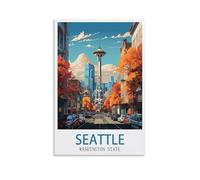 Puzzle de 1000 pièces représentant Seattle, État de Washington, Jeu de Loisirs éducatif et détendu, décoration intérieure, Cadeau Artistique, 38 x 26 cm