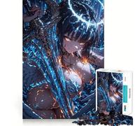 Puzzle de 1000 pièces représentant Un Ange Guerrier avec Une épée,Un Jeu de réflexion Stimulant et Un Passe-Temps Fascinant pour Les Moments de détente (38x26cm)