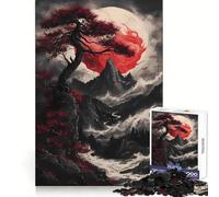 Puzzle de 1000 pièces représentant Un bonsaï Rouge pour Adultes, idéal pour stimuler la mémoire, Jouer en Groupe et créer Un Motif Surprise pour Noël (38x52cm)