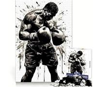 Puzzle de 1000 pièces représentant Un Boxeur, idéal pour Adultes Un défi Stimulant et Une évasion paisible Coffret Cadeau de qualité (38x26cm)