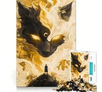 Puzzle de 1000 pièces représentant Un Chat Mystique, Animal Totem, pour Adultes Jeu intellectuel, Divertissement paisible, découpe précise, liste de souhaits du Père Noël (38x26cm)