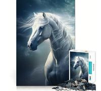 Puzzle de 1000 pièces représentant Un Cheval de l'espace, idéal pour Adultes Casse-tête et Divertissement Domicile Cadeau d'anniversaire (50x75cm)