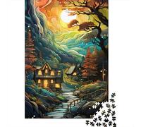 Puzzle de 1000 pièces représentant Un Chien Breton, Puzzle carré pour Adultes en Carton, 38 x 26 cm / 1000 pièces