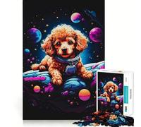 Puzzle de 1000 pièces représentant Un Chiot Caniche, idéal pour Les Adolescents améliore la mémoire, se détend et Offre Un Cadeau créatif aux Bords précis (50x75cm)