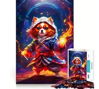 Puzzle de 1000 pièces représentant Un Chiot Portant Un Kimono de karaté, pour Adultes Jeu Intelligent et Amusant à Assembler Ensemble Cadeau de Saison (38x26cm)