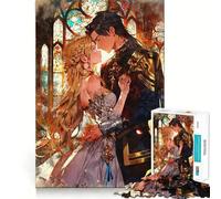 Puzzle de 1000 pièces représentant Un Couple d'adolescents dans Un décor Romantique et Fantastique Jeu de logique Stimulant, idéal pour s'amuser à l'intérieur et comme Cadeau mémorable (38x26cm)