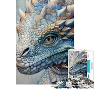 Puzzle de 1000 pièces représentant Un Dragon idéal pour Les Adultes Jeu de détente d'analyse et de logique Un Cadeau Parfait pour Toute la Famille (38x26cm)