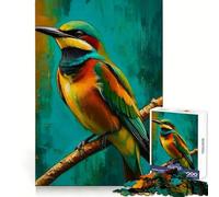 Puzzle de 1000 pièces représentant Un guêpier sur Une Branche, idéal pour Les Adolescents Stimule la mémoire et Offre Un Plaisir Relaxant Découpe Nette Cadeau Unique (38x26cm)