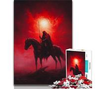 Puzzle de 1000 pièces représentant Un Guerrier Chevalier médiéval, idéal comme Cadeau pour Toute la Famille (38x26cm)