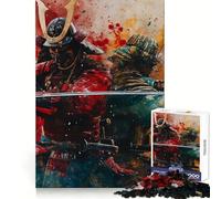 Puzzle de 1000 pièces représentant Un Guerrier Japonais samouraï, idéal pour Les Adolescents Améliore la mémoire, se détend et se perfectionne Facilement Finitions précises Cadeau élégant (50x75cm)