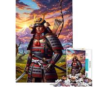 Puzzle de 1000 pièces représentant Un Guerrier samouraï avec Arc et épée idéal pour Les Adolescents et Les Adultes Jeu Familial de précision et Stimulant Cadeau Parfait (38x26cm)
