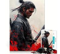 Puzzle de 1000 pièces représentant Un Guerrier samouraï, idéal pour Les Adolescents Jeu de réflexion et de détente Cadeau Artistique de qualité supérieure (38x52cm)