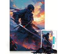 Puzzle de 1000 pièces représentant Un Guerrier samouraï, idéal pour Les Adolescents, Stimulant la logique et Le Sens du Jeu, Passe-Temps apaisant, Bords Lisses, Cadeau de qualité supérieure (50x75cm)