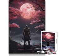 Puzzle de 1000 pièces représentant Un Guerrier samouraï Japonais, Jeu de logique interactif idéal pour Adolescents, Cadeau mémorable Dimensions:50x75cm