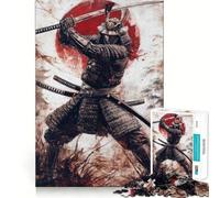 Puzzle de 1000 pièces représentant Un Guerrier samouraï, Jeu cognitif pour Adultes, à Assembler Ensemble pour créer Une Image Amusante (38x52cm)