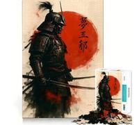 Puzzle de 1000 pièces représentant Un Guerrier samouraï Jeu de réflexion Intelligent pour Adultes Découpe précise et Amusante Illustration (38x52cm)