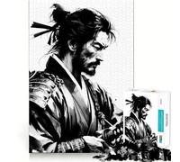 Puzzle de 1000 pièces représentant Un Guerrier samouraï, Jouet cognitif pour Adultes, à Assembler Ensemble pour créer Une Image Amusante (50x75cm)