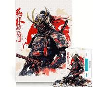 Puzzle de 1000 pièces représentant Un Guerrier samouraï, Un Jeu cognitif pour Adultes, à Assembler Ensemble pour créer Une Image Amusante (38x26cm)