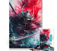 Puzzle de 1000 pièces représentant Un Guerrier samouraï, Un Jeu de réflexion pour Adultes, Un Objet de Collection aux découpes soignées et Anti-anxiété (38x52cm)