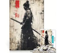 Puzzle de 1000 pièces représentant Un Guerrier Sun Tzu dans Un Graffiti Jeu de réflexion entraînez Votre Cerveau et Vos Mains idéal pour la décoration de Bureau 38x26cm