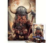 Puzzle de 1000 pièces représentant Un Guerrier Viking avec Une Hache, idéal pour Adultes Exercice de logique, détente et Loisirs Bords Nets Un Cadeau de Noël attentionné (38x26cm)