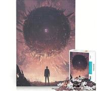 Puzzle de 1000 pièces représentant Un Homme Face à la singularité Jeu Manuel Cadeau d'anniversaire présent Unique pour Un Anniversaire ou Noël 38x26cm