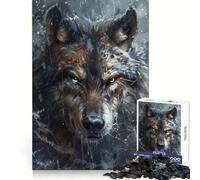 Puzzle de 1000 pièces représentant Un Loup dans Un Style Abstrait Fantastique pour Les Adolescents Ce Puzzle est Parfait pour se concentrer s'entraîner et se détendre C'est Un Cadeau attentionné