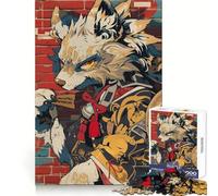 Puzzle de 1000 pièces représentant Un Loup, idéal pour Adultes stimulez Votre Esprit, apaisez-Vous et offrez-Vous Un Cadeau Original aux Bords réguliers (50x75cm)