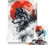 Puzzle de 1000 pièces représentant Un Loup tatoué, idéal pour Les Adolescents Un Jeu de réflexion pour des Moments de détente et de qualité, Un Cadeau Parfait 38x52cm